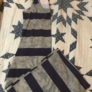 Naina’s Dream Dresses - Purple & Gray maxi dress. Sz L Naina’s Dream Dresses - Purple & Gray maxi dress. Sz L